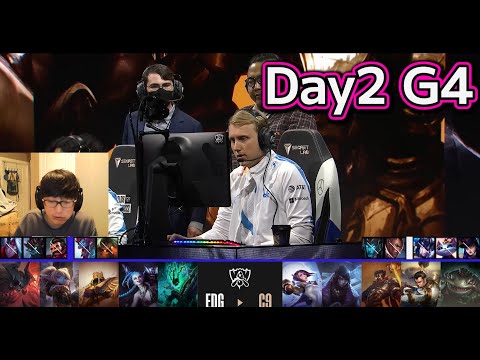 EDG vs C9 | Day2 G4 | 世界大会2022 Group Stage 日本語実況解説