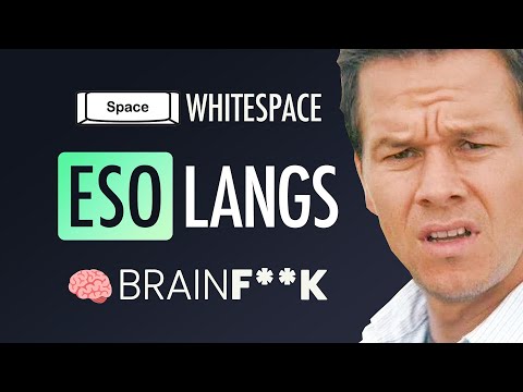 What the heck are Esoteric Languages and why should you care?