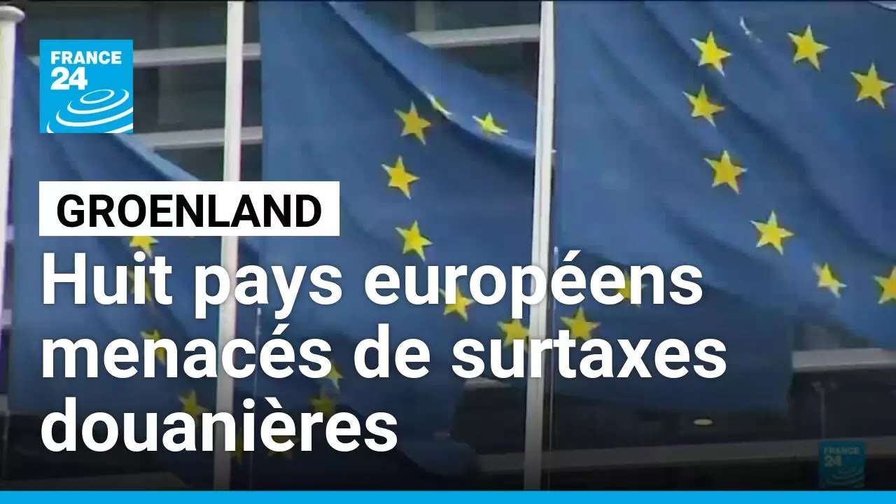 Huit pays européens menacés de surtaxes douanières, la surenchère de Trump au Groenland