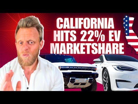 California hits 22% EV marketshare - Top 10 best selling EVs in 2024