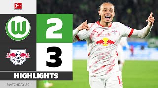 Leipzig Jump To CL Spot! | VFL WOLFSBURG — RB LEIPZIG | Highlights | Matchday 29 Bundesliga 2024/25