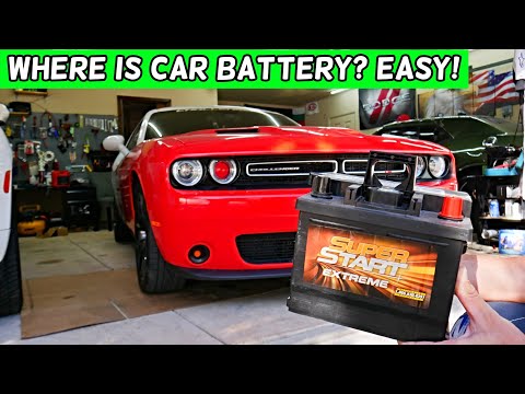 Where Is The Car Battery Located on Dodge Charger Dodge Challenger