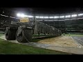 Watch World Cup 2015 Final MCG Cricket Pitch Removed after Final!