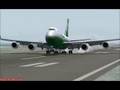 Microsoft Flight Simulator 2004 EVA AIR 744 landing at VHHH