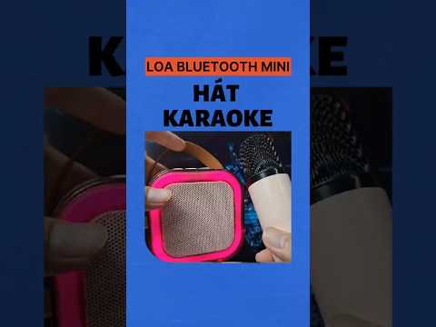 Loa bluetooth mini không dây hát Karaoke #loakaraoke #loakaraokemini #loakaraokebluetooth
