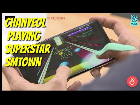 180326 chanyeol 찬열 playing superstar smtown with Red Velvet's Red Flavor. 😁