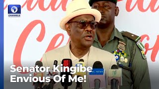 Senator Kingibe Envious Of Me, Not Connected To Her People, Says Wike