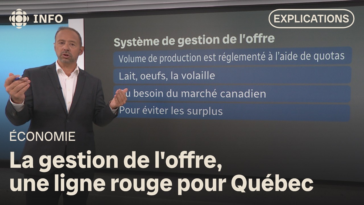 Qu’est-ce que la gestion de l’offre, si importante pour les agriculteurs canadiens? | Première ligne