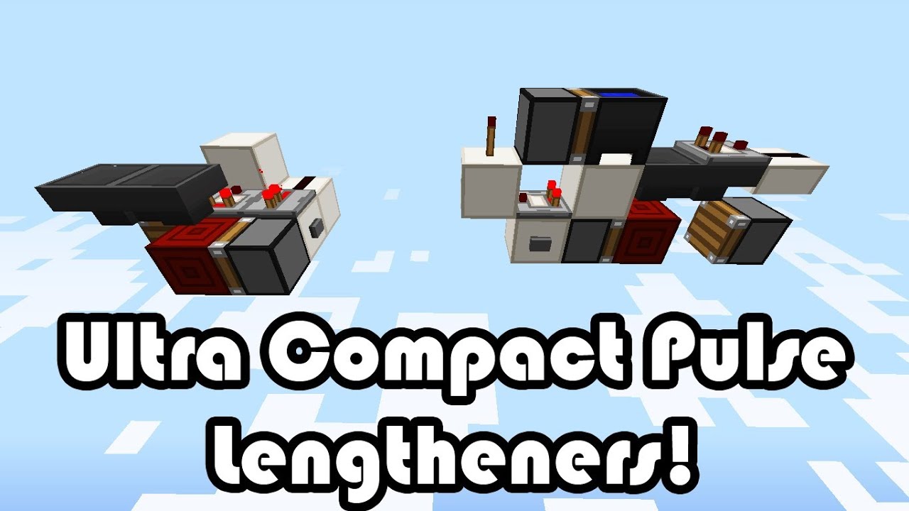 1.8 Adjustable pulse Lenghtener [Extremely compact!] Minecraft - YouTube