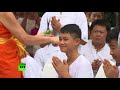 Watch: Boys rescued from Thai cave become Buddhist novices