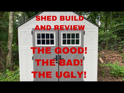 SUNCAST TREMONT 8x10 SHED BUILD AND PRODUCT REVIEW This build is the Suncast Tremont 8 x 10 resin built shed the good the bad the ugly of this project.