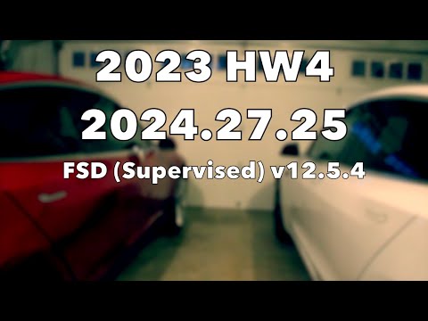 FSD (Supervised) v12.5.4 Tesla Software Update 2024.27.25 Summon, A.S.S and More!