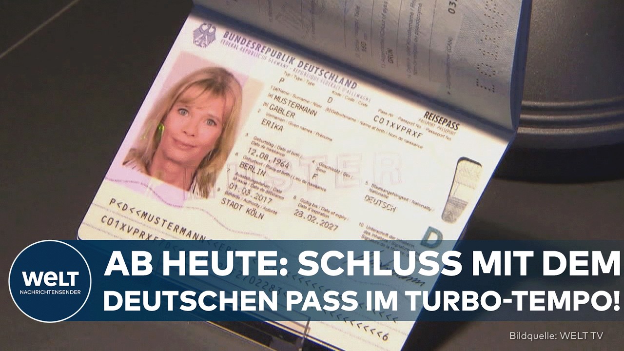 DEUTSCHLAND: Kein deutscher Pass mehr nach drei Jahren? – Bundestag schafft „Turbo-Einbürgerung“ ab!