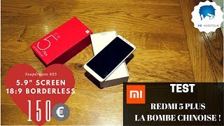 Vido-Test : [FR] Test du Xiaomi Redmi 5 / Redmi 5 Plus - Le smartphone  150? qui tape fort  !