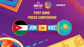 Кубок Азии среди женских команд 2021 - 1/2 финала: Послематчевая пресс-конференция - Иордания vs Казахстан