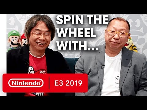 Mr. Miyamoto & Mr. Tezuka Spin the Wheel - Nintendo E3 2019