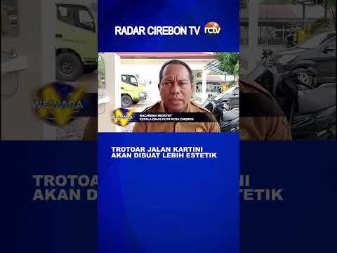 Trotoar Jalan Kartini Akan Dibuat Lebih Estetik