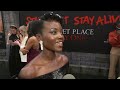Lupita Nyongo says appeal of Quiet Place is being forced to be quiet in a world that seldom is  - 00:32 min - News - Video