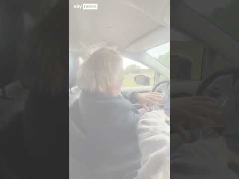 Boris Johnson attacked by ostrich