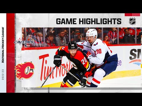 Capitals @ Flames 12/3 | NHL Highlights 2022