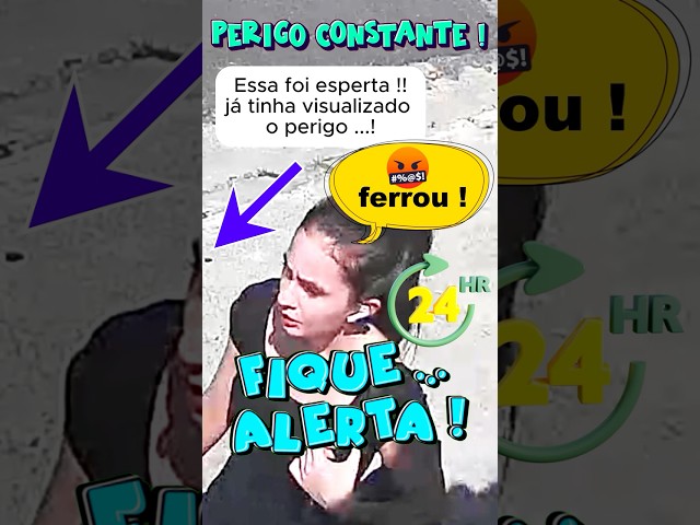 🚨 CORREU MAIS QUE O BOLT ! Menina Vira Sonic Ao Ver Dois Maloca de Moto Chegando ❗🏃‍♀️💨Flash ⚡️