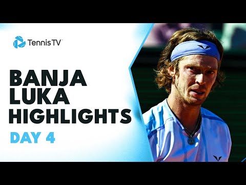 Rublev Faces Varillas; Kecmanovic and Shelbayh Battle | Banja Luka 2023 Day 4 Highlights