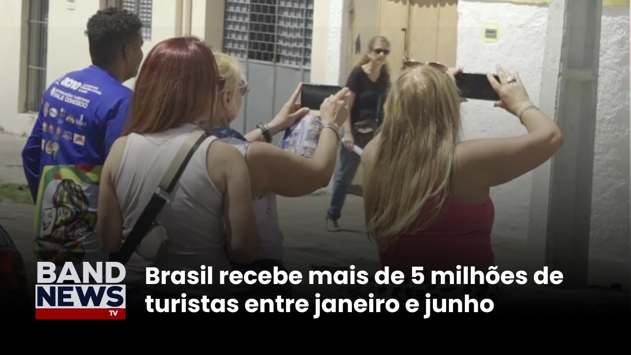 Brasil bate recorde de turistas estrangeiros | BandNews TV