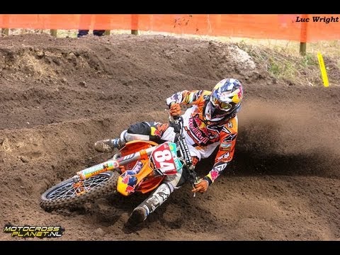 More whips van Jeffrey Herlings   spannende strijd om de tweede plaats in ONK MX2 in Oldebroek 