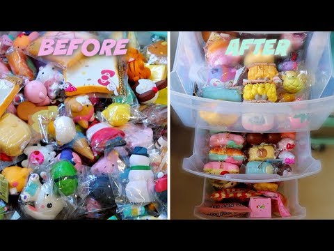 ORGANIZING MY SQUISHY COLLECTION!!! Pt 1