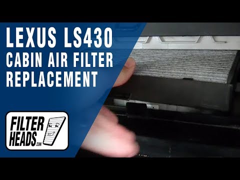 LEXUS LS430 - Cabin Air Filter Replacement