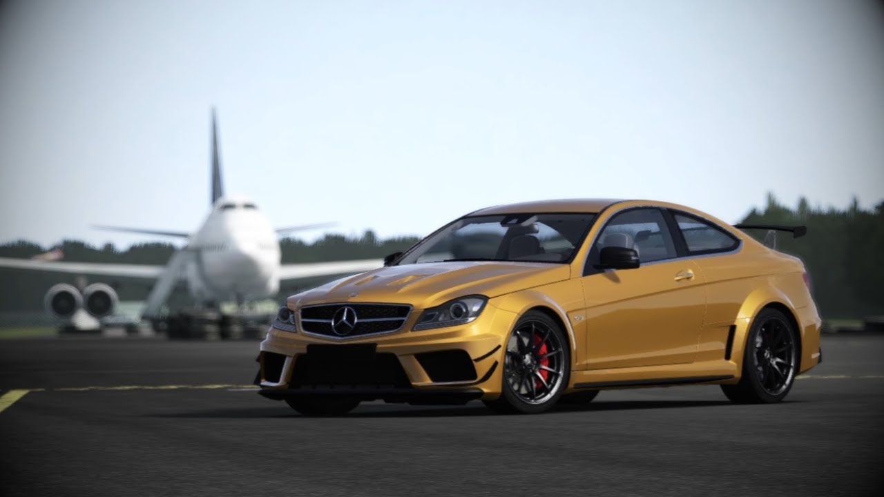 Mercedes c63 amg coupe black series top gear #4