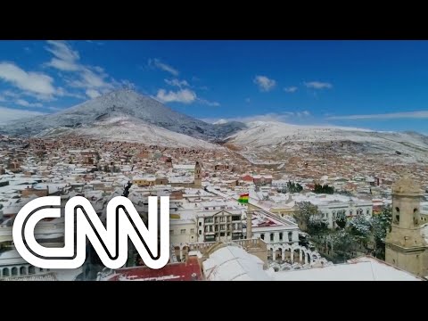 Peru e Bolívia registram rara queda de neve | AGORA CNN