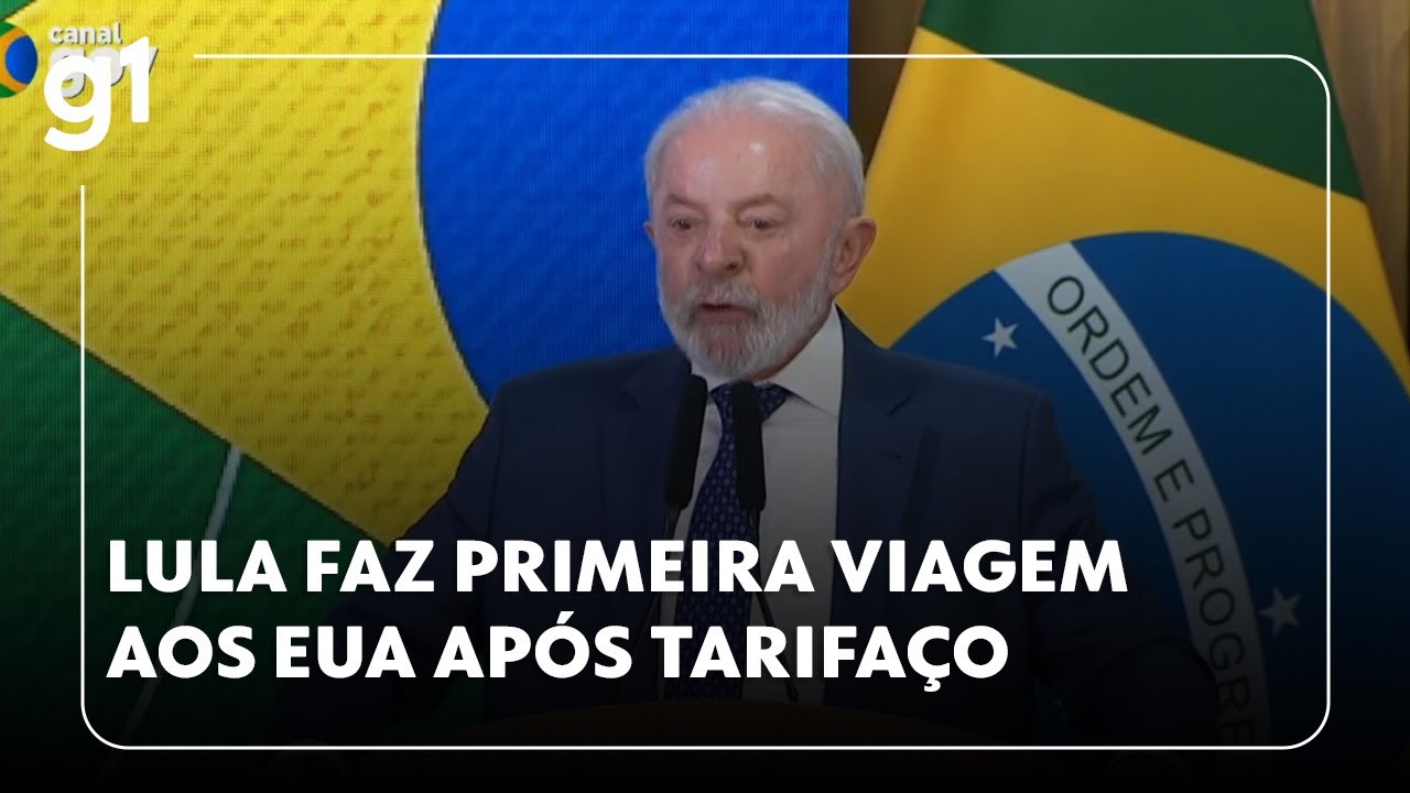 Lula faz primeira viagem aos EUA após tarifaço