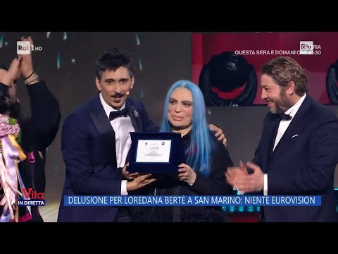 Delusione per Loredana Bertè a San Marino: niente Eurovision - La Vita in diretta - 26/02/2024