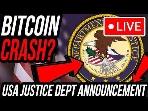 US JUSTICE DEPTARTMENT CRYPTO ANNOUNCEMENT LIVE 🚨 TOP 100X ALTCOINS 2023! XTP & BITCOIN ANALYSIS