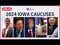Iowa caucus 2024 LIVE: Watch as voters gather to decide on a presidential nominee