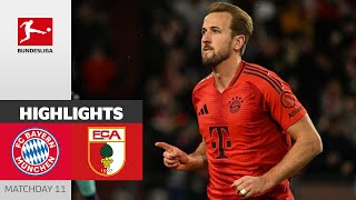 Kane Leads Bayern To Win! | FC Bayern München — Augsburg 3-0 | Highlights | MD11 – Bundesliga 24/25