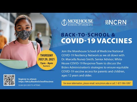#CommunityConversations: Back-To-School & COVID-19 Vaccines