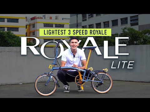 Lightest Royale ever - ROYALE Lite Foldable bicycle | First Look