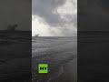 Fighter jet crashes into sea in Spain