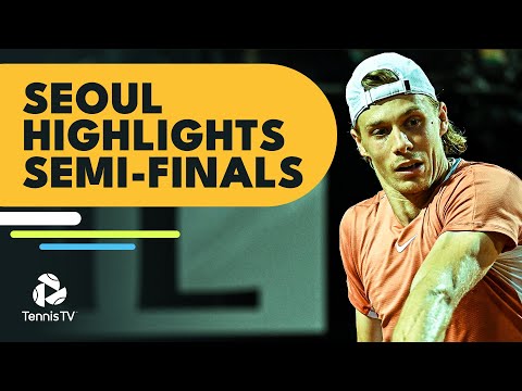 Shapovalov Battles Brooksby; Nishioka Plays Kovacevic | Seoul 2022 Semi-Final Highlights