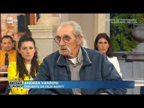 La disavventura di Andrea Vannini, derubato da falsi agenti - I Fatti Vostri 08/04/2024