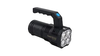 Pratinjau video produk TaffLED Senter Darurat Flashlight Rechargeable LED and COB 1200mAh - SL16