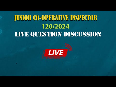 JCI 120 / 2024 EXAM LIVE QUESTION DISCUSSION @ 01.15 PM