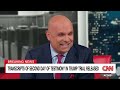 Full 9-alarm fire: Honig reacts to transcript from Trump hush money trial(CNN) - 10:06 min - News - Video