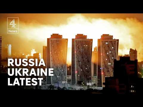 Ukraine war: Inside Kyiv during major Russia drone strike