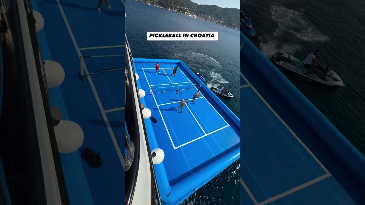 The dream pickleball court set up? 🤩 #pickleball #shorts