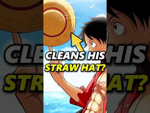 Does Luffy wash his Straw Hat? #onepiece #luffy #onepieceedit #luffyedit #luffygear5 #zoro #shanks