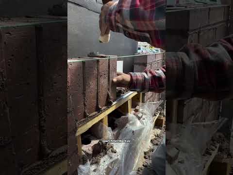 Dinlendirici Tuğla Montajı #relaxing #satisfying #architecture