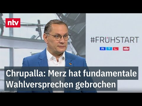 AfD-Chef: Merz hat fundamentale Wahlversprechen gebrochen - Tino Chrupalla im ntv Frühstart
